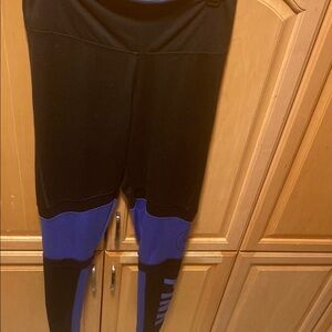 Black and Blue Leggings